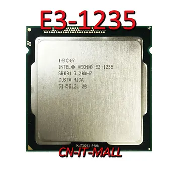 Intel Xeon E3-1235 CPU 3.2 GHz, 8 MB Cache 4 Kerner 8 Tråde LGA1155-Processor