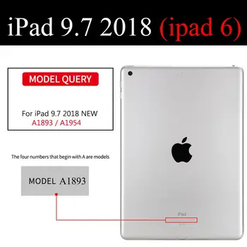 QIJUN tablet flip case til Apple ipad 9.7 2018 maleri Smart vågne OP Søvn fundas fold Stå dække capa for ipad6 A1893 A1954