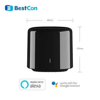 Broadlink Con RM4C Mini Universal Wifi IR Smart Remote, Smart Hjem, Fjernbetjening TV klimaanlægget Via Broadlink APP Alexa