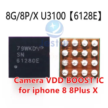 5pcs/masse U3100 kamera VDD ØGE IC SN6128E 61280E SN61280E til iphone X 8 8p XS XS-MAX XR 11/11pro/max