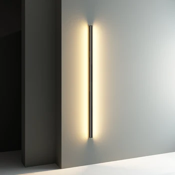 Nordisk Minimalistisk Lang væglampe Moderne Led-Væg lys Indendørs Stue, soveværelse LED sengelampe, Home Decor Kampprogram