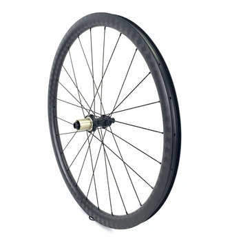 ELITEWHEELS Grus 700c skivebremse Cykel Carbon Hjul 32*35mm Slangeløse Klar Cykel Carbon Rim RD05 Hub Og Søjle 1423 Talte