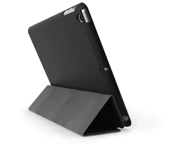 KHOMO iPad Mini 1 tilfælde, 2, 3-Ultra tynd sort shell med Smart Cover sort og stå (forskellige farver)