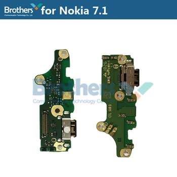 Type-C Gebyr For Nokia 7.1 USB Oplader Dock Flex Kabel til TA-1100 TA-1097 TA-1085 TA-1095 TA-1096 Oplader Port Phone Dele