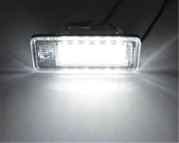 Canbus LED nummerplade lys nummerplade lygte for Audi A3 A4 S4 RS4 B6 B7 A6 RS6 S6 C6 A5 S5 2D Cabrio Q7 A8 og S8 RS4 Avant