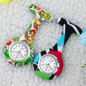 NurFOB Silikone sygeplejerske ur læge sygeplejerske gave sommerfugl mønster Japansk movt høj kvalitet mærke hospital sygeplejerske ur ALK VISION