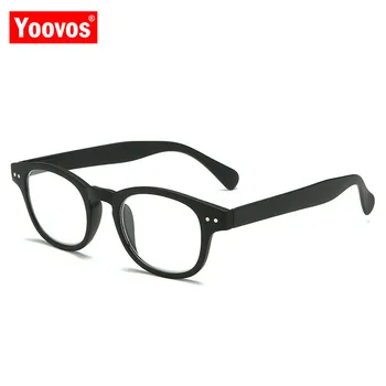 Yoovos Læsning Briller, Mænd /Kvinder, Runde Blå Lys Læsning Briller 2021 Brand Designer Briller Retro Gafas Lectura Hombre