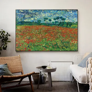 Van Gogh kongelunden Olie Maleri på Lærred Plakater og Prints Cuadros Væg Kunst Dekorative Billeder Til stuen Home Decor