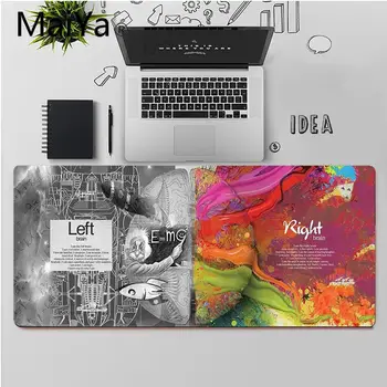 Maiya Top Kvalitet Venstre Højre Hjerne Unik Desktop Pad Spil Musemåtte Gratis Fragt Stor Musemåtte Tastaturer Mat