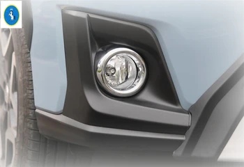 Yimaautotrims Lyse Auto Tilbehør tågeforlygter Foglight Lampe Ring Dække Trim For Subaru XV Crosstrek 2017 2018 2019 2020