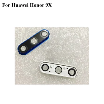 For Huawei Honor 9X 9 X Bageste Kamera på Bagside Glas Linse +Kamera Cover Circle Boliger Udskiftning af Dele test godt 6.59