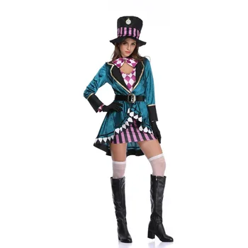 Kostumer Til Kvinder Troldmand Cosplay Halloween Girl Prinsesse Magic Cosplay Kvindelige Pels Cirkus Træner Kostume