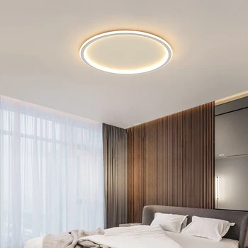 Enkel loftsbelysning led moderne mode Nordiske runde hjem stue lampe kreative soveværelse lampe undersøgelse lampe