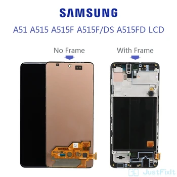 Samsung Galaxy A51 A515 LCD-Skærm Touch screen Digitizer A515FN/DS-Sensor Glas Montering Erstatning For Samsung lcd-A51