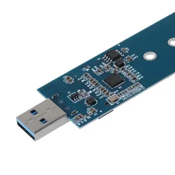 M. 2 til USB Adapter B-Tasten M. 2 SSD-Adapter USB 3.0 til at 2280 M2 NGFF SSD-Drev-Adapter Omformer SSD Læser Kort + Skruetrækker C26
