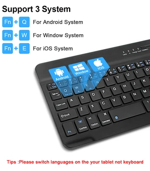 Mini Wireless Keyboard & Mus Genopladelige bluetooth-Tastatur Med Mus Støjsvag, har Ergonomiske Tastatur Til PC, Telefon,