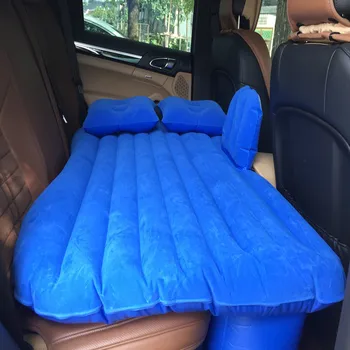 Bil Travel Bed Camping Oppustelige Sofa Automotive Luftmadras bagsædet Resten Pude Resten Liggeunderlag, Uden pumpe Tilbehør