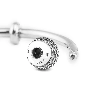 Gnister Åbne Armbånd i Sølv Armbånd Til Kvinde DIY med Perler og Charms Ægte Sterling Sølv Mode Smykker Armbånd