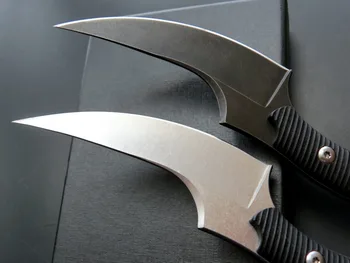 Nye Ankomst C1490 lige Kniv D2 Stål+sten-Vask Overfladen Blade Udendørs jagt EDC Hånd Værktøj, knive