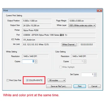 AcroRIP Hvid ver9.0 Hvid Synkron Udskrivning Software, der passer til A2 A3 A4 DTF DTG UV Printer Alle Epson-Modeller L1800 L805