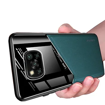 Magnetisk Bil Holder Telefonen Tilfældet for Xiaomi Redmi 8A 9A 9C Note 8 9 Pro 9S POCO X3 NFC Note10 Lite Mi 10 Ultra Stødsikkert Dække