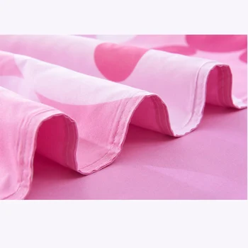 Dejlig Pink Minnie Mouse Sæt Sengetøj Dyne Qulit Dække Flat Sheet Pudebetræk til Piger Drenge Julegave
