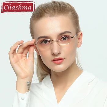 Chashma Brand Kvinder Diamant Trimmet Farve Linser, Briller Ramme Recept Briller til Kvindelige Mode Farvede Sten Linser