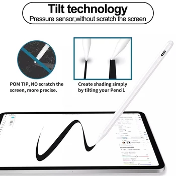Stylus Pen til iPad Pro 11 12.9 2020 2018 2019 Luft 4 7 8 Touch Pen til Apple Blyant 2 1 iPad Blyant med Palm Afvisning