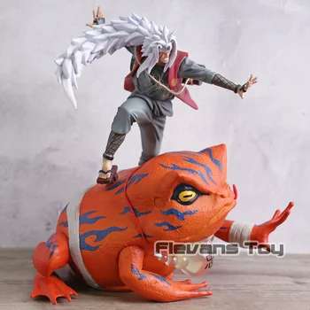 Naruto Shippuden Tudse Sage Jiraiya / Tudse Boss Gamabunta PVC Figur Legetøj Samling Model Figur