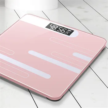 Kropsfedt Skala USB Husstand Elektronisk Skala LCD-Display Badeværelse Gulvet Organ Vægte Måling af Digitale Vægte