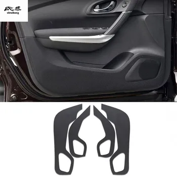 4stk/masse til 2016-2018 Renault KADJAR Microfiber læder tilbehør til bilen døren beskyttelse kick dække
