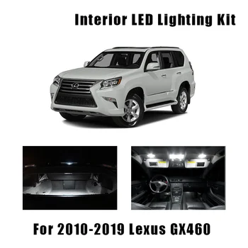 16pcs Canbus LED Pærer Interiør Kort Dome Lys Kit Til 2010-2016 2017 2018 2019 Lexus GX460 Ingen Fejl Dør Vanity Mirror Lampe