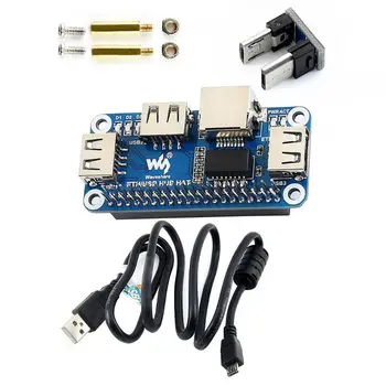 Raspberry Pi 4B/Nul W USB til RJ45 Ethernet-Net work-Port USB-HUB Hub Splitter