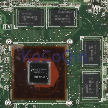 KoCoQin Laptop bundkort Til ASUS N53SV Bundkort REV.2.HM65 N12P-GT-A1 DDR3 2 slots