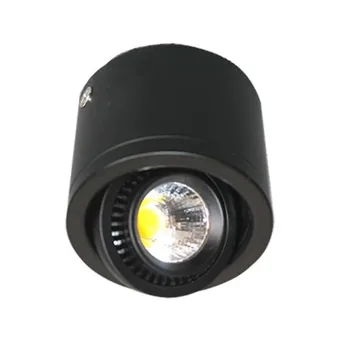 Dæmpbar Overflade Monteret COB LED Downlight 360 Graders Roterende LED Spotlys 5W 7W 9W 15W AC85-265V LED Loft Lys