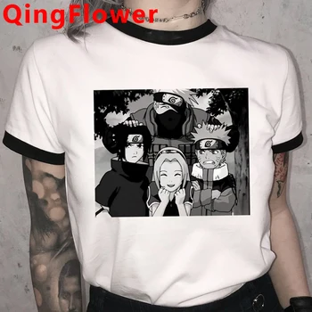 Naruto Sasuke Sjove Tegneserie Grafik T-Shirt Kvinder 90'erne Japansk Anime Cool T-shirt Streetwear Harajuku Tshirt Nye Top Tees Kvindelige