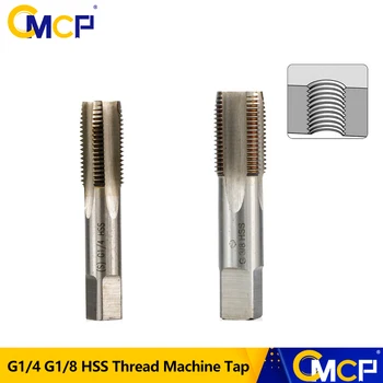 CMCP HSS Taper Pipe Tryk på 1/4 3/8 HSS Pipe Thread Maskine Tryk på Metal Gevind Skærende Værktøjer Tråd Plug Tryk