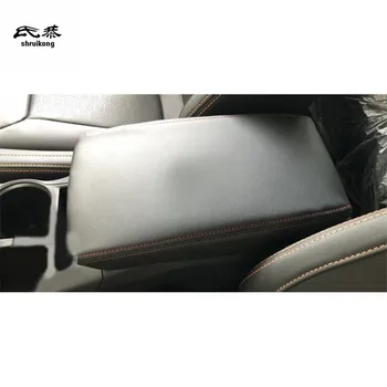 Gratis levering 1 sæt Bilen klistermærke til 2018 SUBARU XV PU læder bil tilbehør armlæn max beskyttelse cover