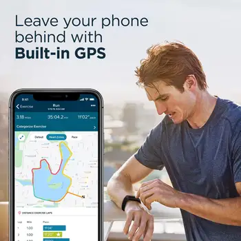 Fitbit Oplade 4 Fitness og Aktivitet Tracker med Indbygget GPS, puls, Søvn og Svømme-Sporing, kan En Størrelse S &L Bands i prisen