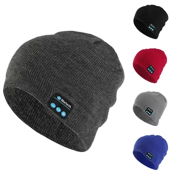 Hot Sælger Bluetooth Musik Headset Beanie Indbygget Stereo Højttaler, Strikkede Hat til Mænd, Kvinder Kører Cap Udendørs Sport-B5