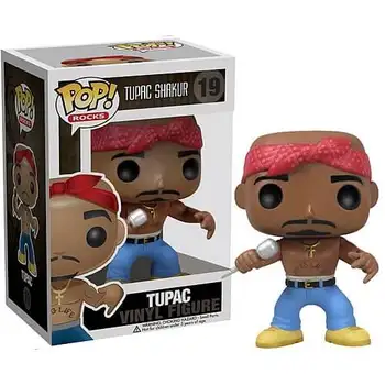 Funko Pop rapper TUPAC Shakur 19# action figur legetøj begrænset legetøj til drengen fans fødselsdag gave