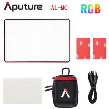 Aputure AL MC RGB På Kameraet Mini Pocket Video Lys TLCI CRI 95+ 3200-5600K Justerbar Trinløs Dæmpning Wireless Control App