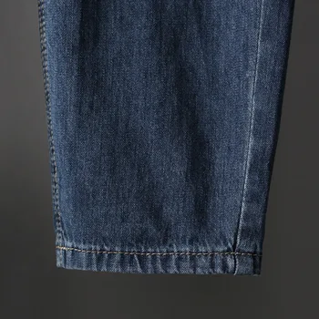 Efterår og Vinter koreanske Casual-Lige-passer til Bukser, Vintage Løs Straight Jeans Kvinder High Street Fashion Denim Bukser