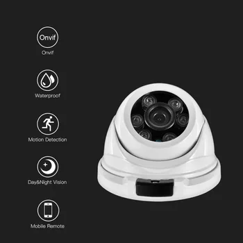 GADINAN 2,8 mm Vidvinkel Full HD 1080P 2MP POE Dome Sikkerhed Kamera IP Wired Udendørs Indendørs Vandtæt Vandalproof med Infrarød