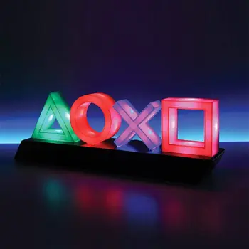 Playstation Sign stemmestyring Spil-Ikonet for Lys Akryl Atmosfære Neon Med USB-Kabel Til Bar Stue, Soveværelse Dekoration