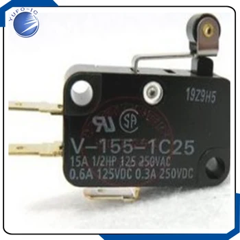 Gratis Forsendelse 100pcs V-155-1C25 Momentan Grænse Micro Switch SPDT Snap Handling Skifte