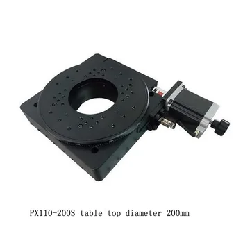 PX110-60 El-Roterende Maskine, Optisk Roterende Platform Motoriseret Rotation Fase 60mm forsynet med målestok Y
