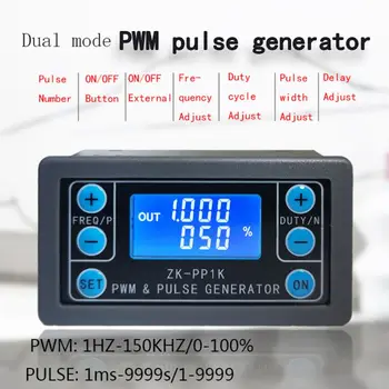 ZK-PP1K PWM puls frekvens duty cycle justerbar modul square wave rektangulære bølge signal function generator
