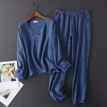 2020 Efteråret Casual Homewear Kvinder V-Hals Langærmet Top Og Pants 2 Stykke Dame Pyjamas Sæt Efteråret Mode Kvindelige Hjem Tøj
