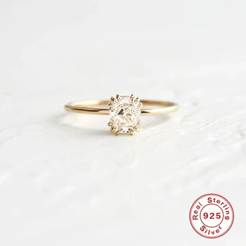 CANNER 925 Sterling Sølv Ring for Kvinder Udsøgt Mini Zircon forlovelsesringe Kvindelige Guld Farve, Fine Smykker Gave anillos